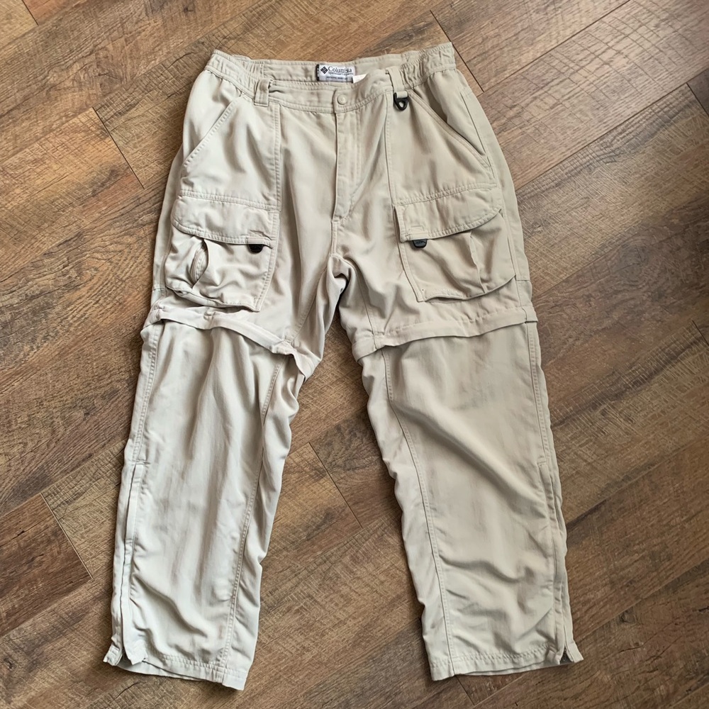 COLUMBIA GRT OMNI DRY Convertible Pants Men’s Sz L